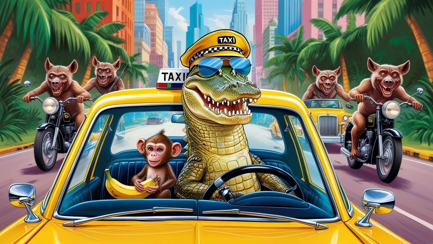 Captain Crocky The Driving Crocodile 1