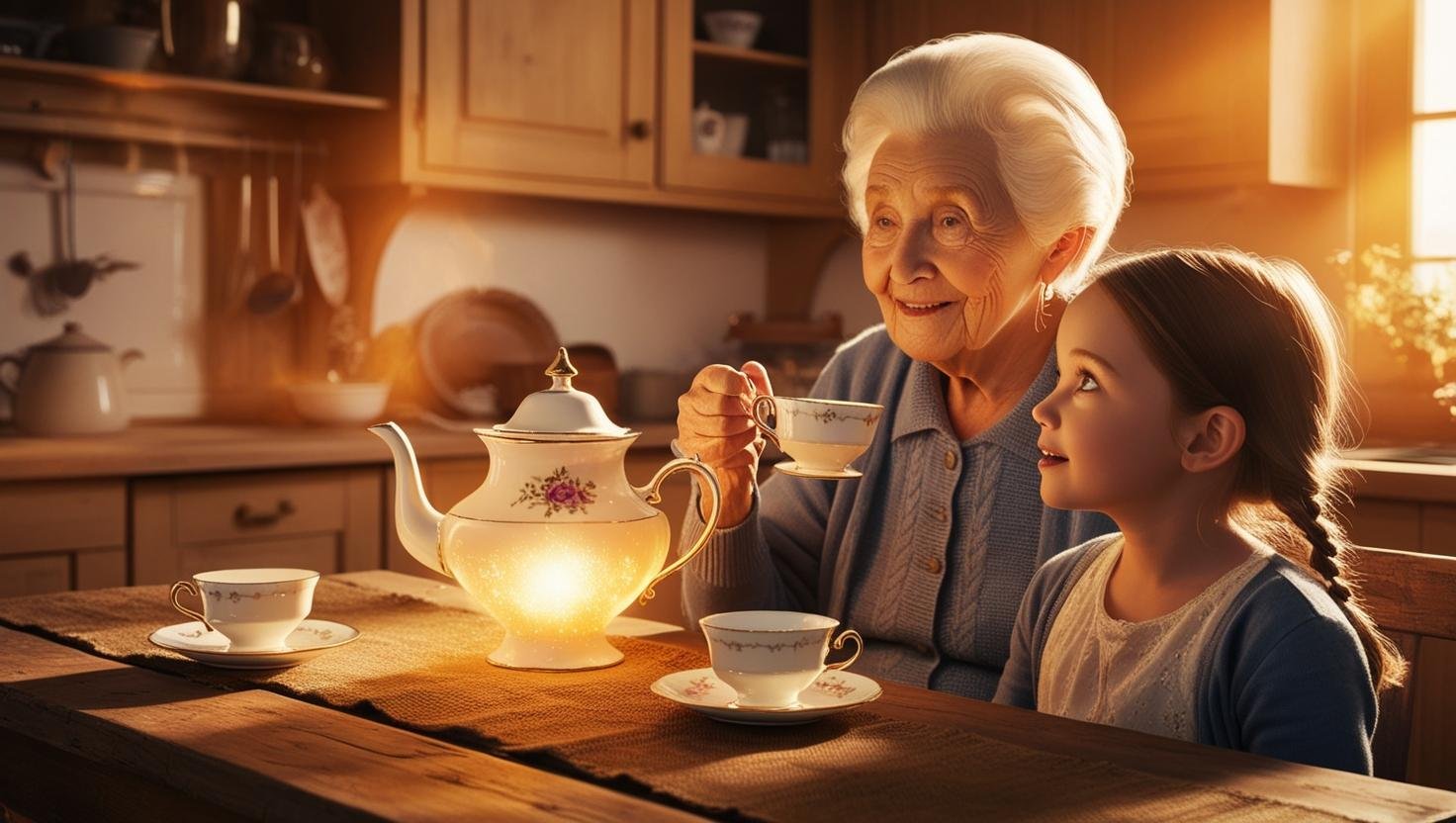 Grandma Maple’s Talking Teapot