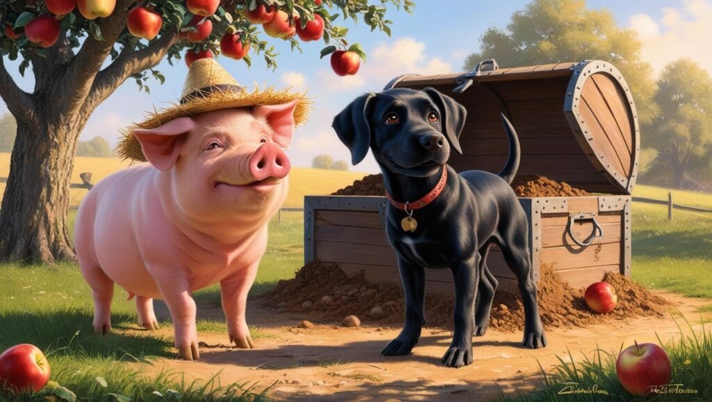 The Honest Pig and Black Dog’s Lost Treasure 1