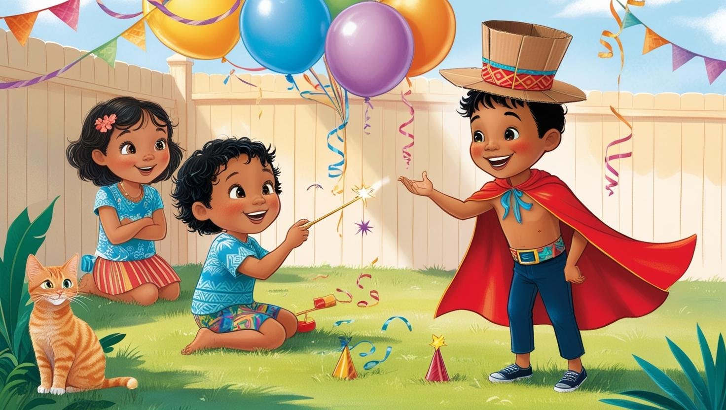 Max and the Backyard Magic Show 1