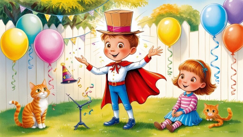 Max and the Backyard Magic Show