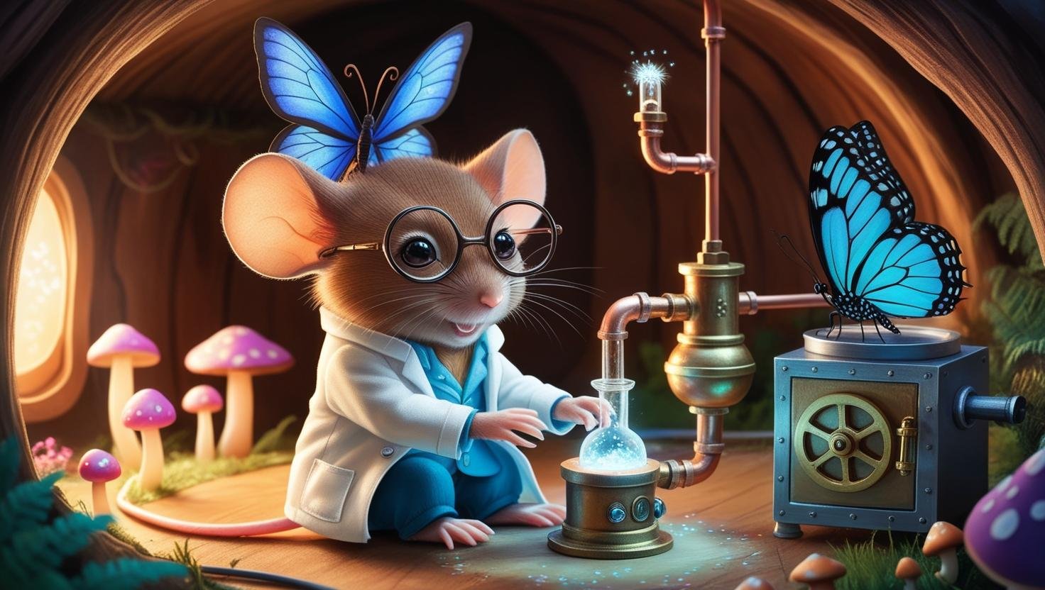 Professor Whiskers and the Brilliant Butterfly 1
